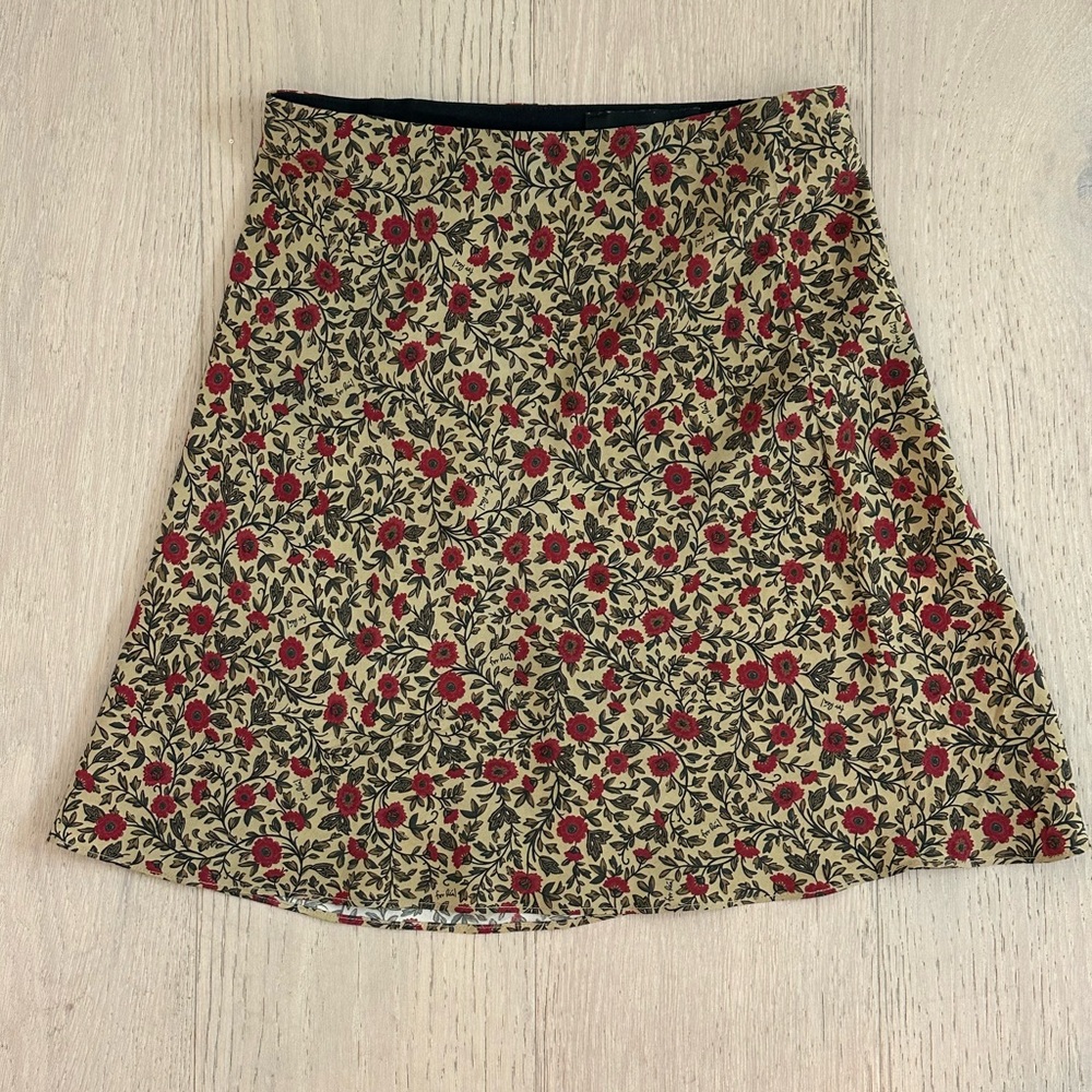 Réalisation Par Floral Print Mini Skirt